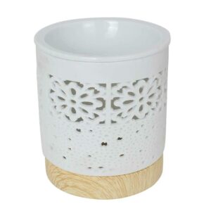 white-wax-oil-burner-mandala-niyamas-yoga-ceramic
