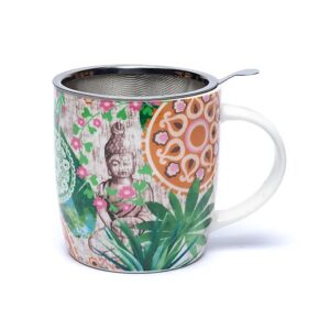 Tea-Infuser-Mug-Buddha-paradise-niyamas_yoga-gift-set