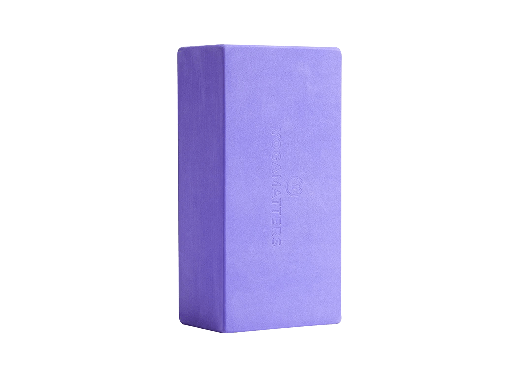 Τουβλάκι Γιόγκα Purple Yogamatters (22x11x7cm) 668