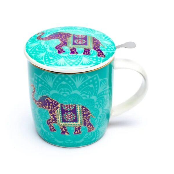 Tea Infuser Mug Indian-Elephan