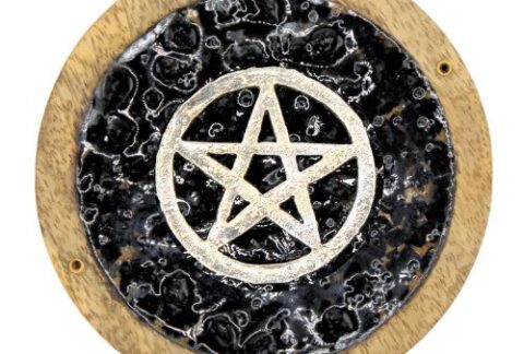 Pentagram-Incense-Holder-With-Black-Tourmaline-Chips
