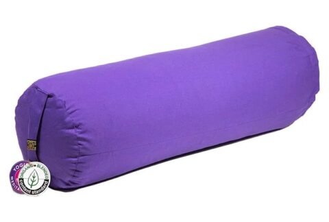 Yoga Bolster round purple