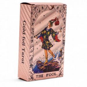 Rose-Gold-Foil-Tarot-Card-Set-Moon-Phase-with-booklet