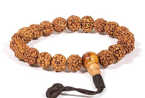 Mala-bracelet-rudraksha-21-beads-adjustable