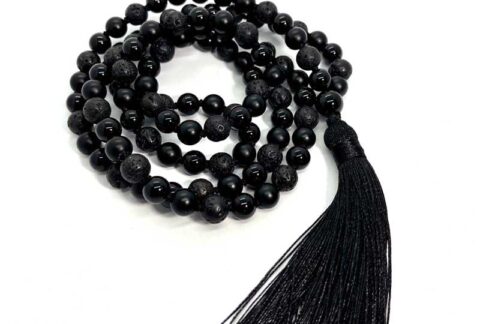 Black-Agate-AND-natural-Lava-Stone-mala-108-beads