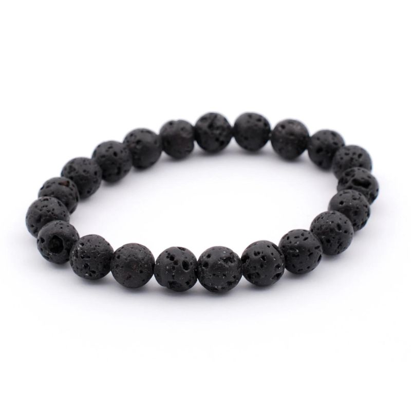 Bracelet-lava-rock-elastic-8cm