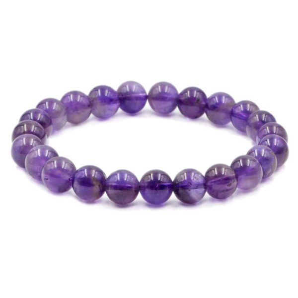 Amethyst-beaded -natural-Bracelet-8-mm