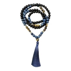 Black-blue-Agate-mala-108-beads
