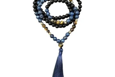 Black-blue-Agate-mala-108-beads