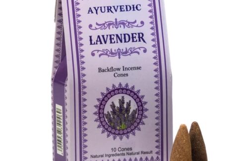 Ayurvedic Lavender backflow incense cones