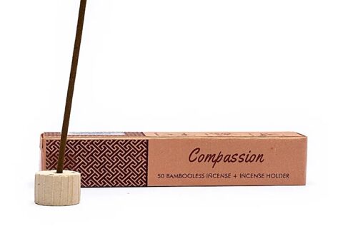 Herbal-incense-bambooless-with-holder-Compassion