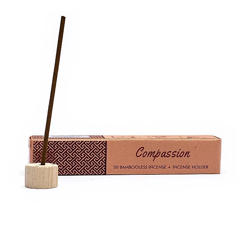 Herbal-incense-bambooless-with-holder-Compassion