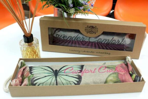 Luxury Lavender Wheat Bag in Gift Box-Mandala