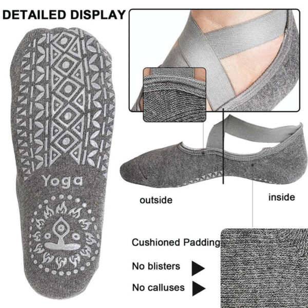 Yoga-anti.slip-sock-grey-niyamas-yoga