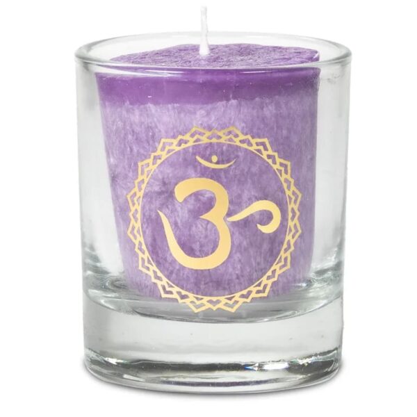 Scented votive candle 7th chakra in giftbox