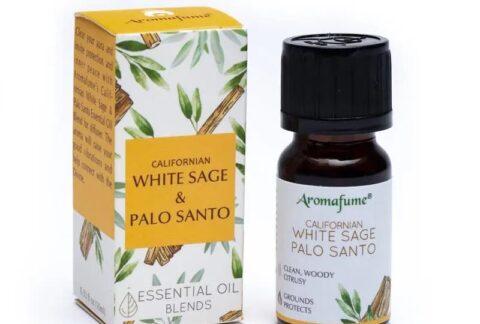 White sage-palo santo essential oil blend