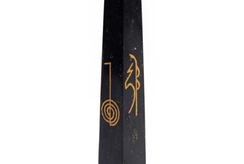 Black tourmaline reiki-obelisk