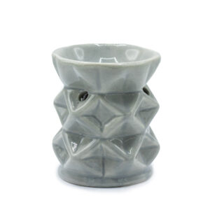 Geometric-Grey-ceramic-Oil-Burner