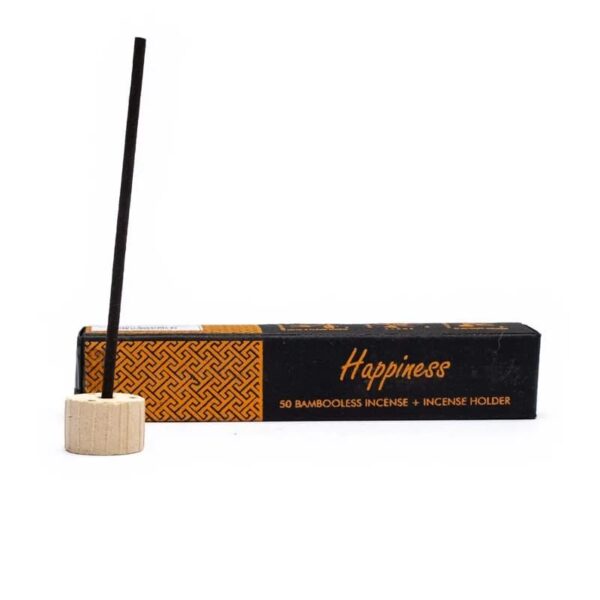 Herbal incense bambooless with holder Happiness
