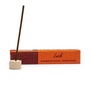 Herbal incense bambooless with holder-LUCK