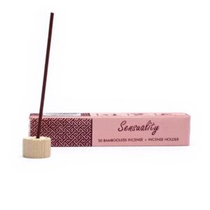 Herbal incense bambooless with holder Sensuality