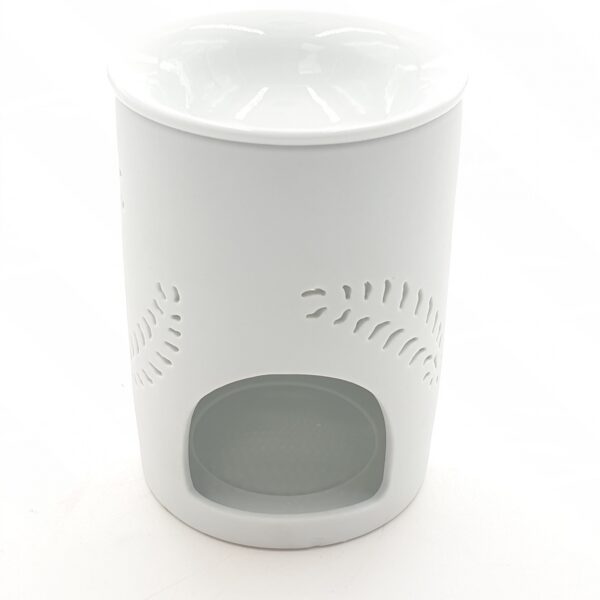 OIL BURNER WHITE WITH-FEATHERS