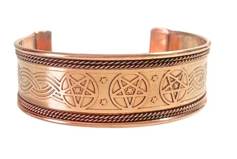 Copper-Wide-Banded-Bracelet-flower-of-life-2.5-cm