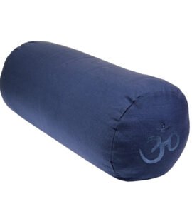 Yoga-Bolster-Navy-Ohm-niyamas-yoga