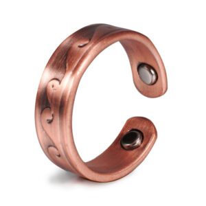 pure-Copper-ring-magnetic-handmade