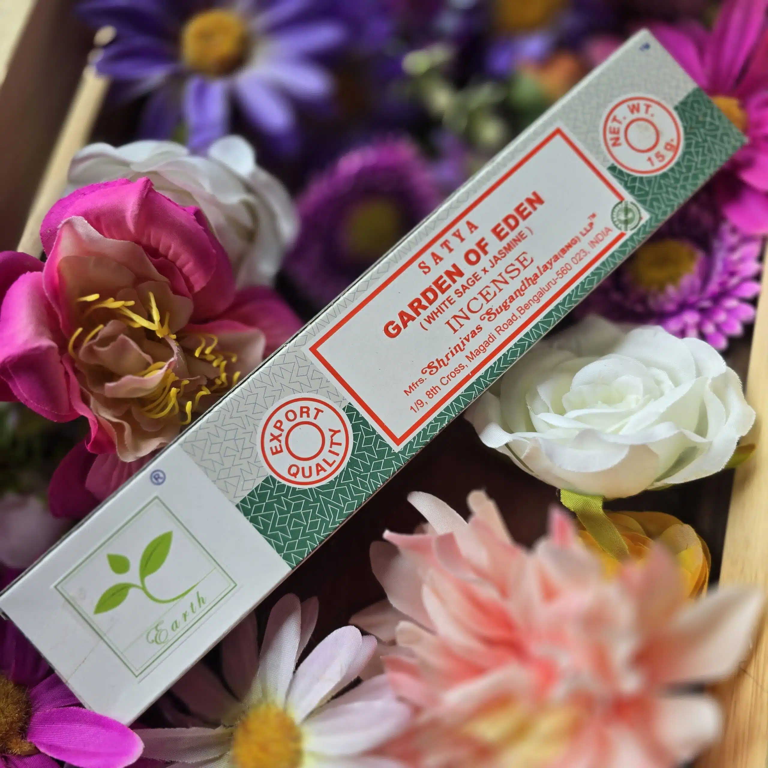 Earth Satya Incense Sticks Garden of Eden
