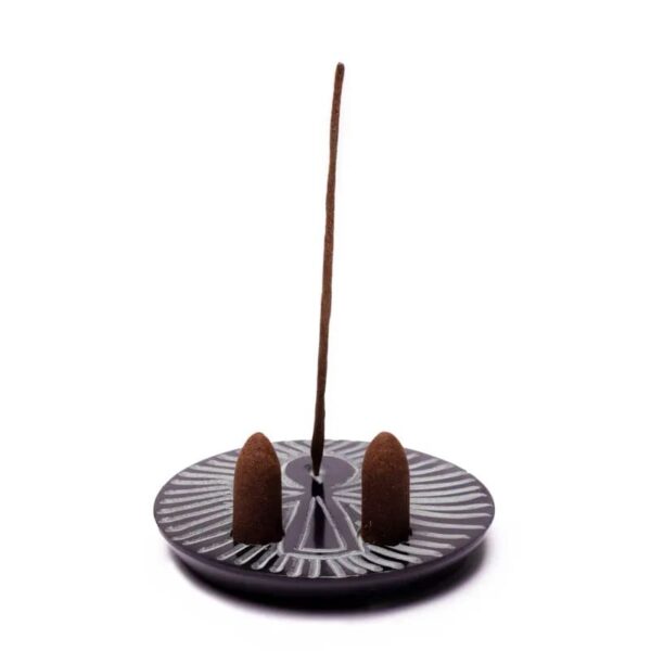 Incense-burner-sticks-cones-Ankh-symbol-soapstone