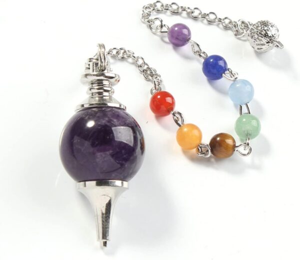Pendulum-Amethyst-metal-Chakra-chain-24gr