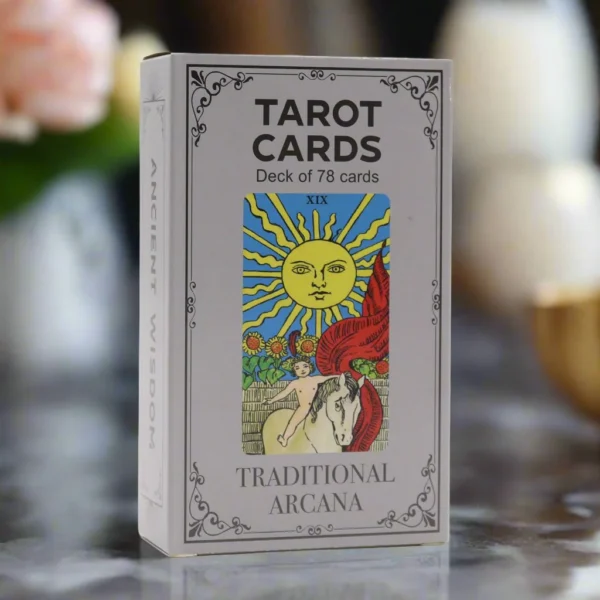 traditional-tarot-cards-with-guide-book-classic-arcana-deck-78pcs