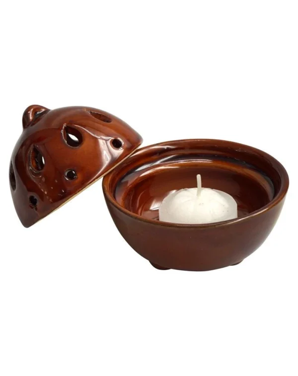 cone-incense-burner-ceramic-brown-niyamas-yoga