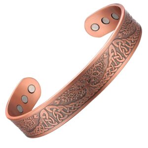 Copper-Magnetic-Bracelet-tree-of-life