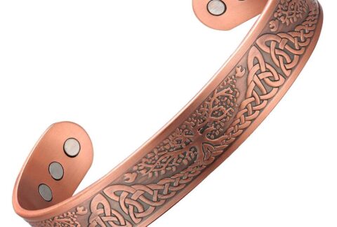 Copper-Magnetic-Bracelet-tree-of-life