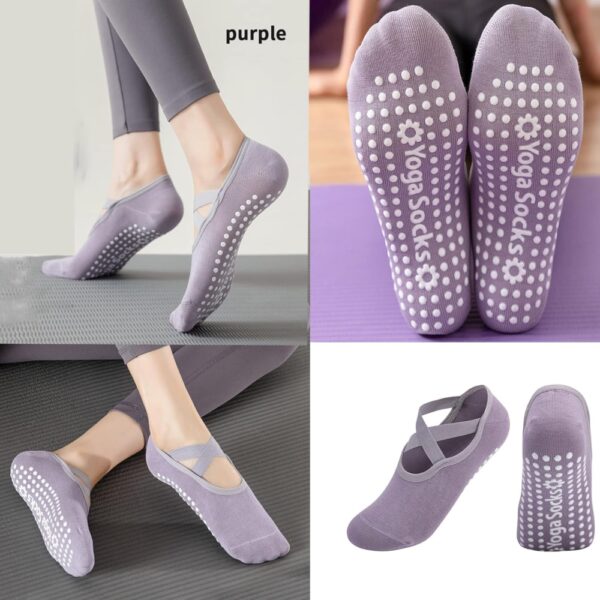 Yoga-anti.slip-socks-light-purple-niyamas-yoga