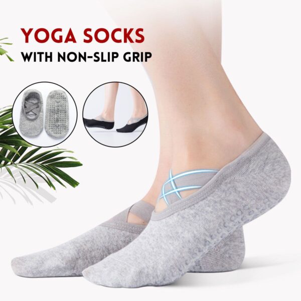 Yoga-antislip-socks-grey-niyamas-yoga