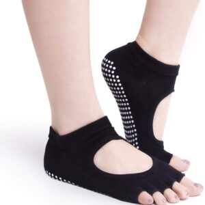 anti-slip-yoga-socks-for-women-with-grips-pilates-socks-black