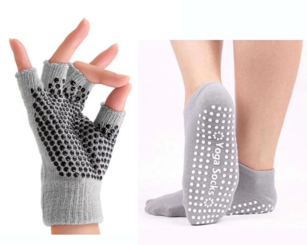 set-pilates-anti-slip-yoga-socks-and-glove-niyamas-yoga-grey