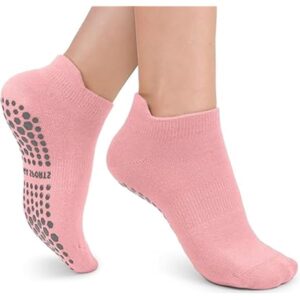 καλτσες-για-γιογκα-και-πιλατες-αντιολισθητικες-ροζ-antislip-yoga-socks-pink