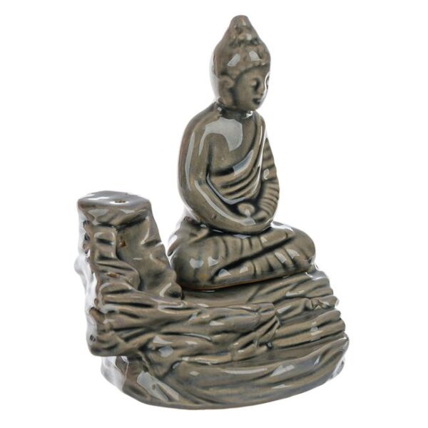 Backflow-Incense-Burner-Meditating-Buddha-grey