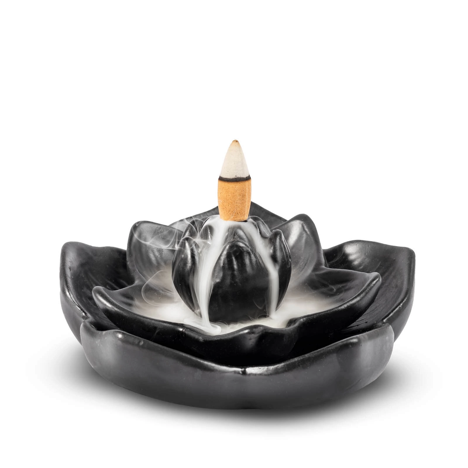 Backflow-cones-incense-burner-lotus