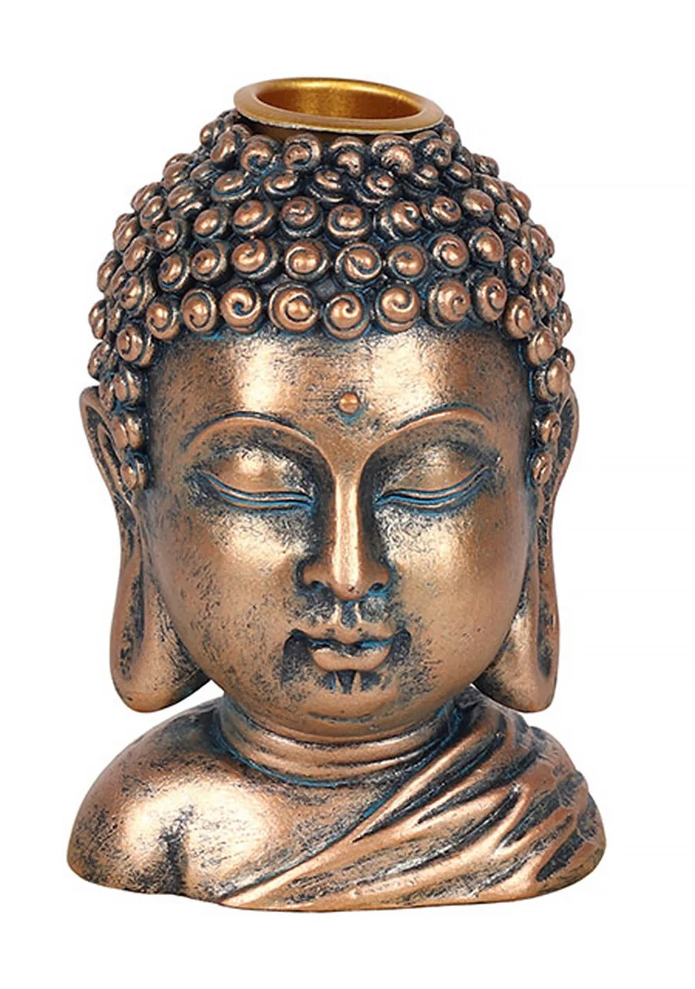 Bronze-Buddha-Head-Backflow-Incense_Burner_10cm