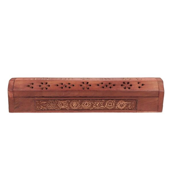 Incense-burner-and-box-7chakras-wooden