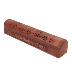 Incense-burner-and-box-7chakras-wooden