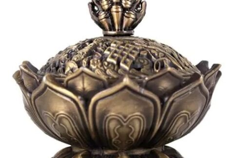 lotus-Incense-Burner-copper-metal