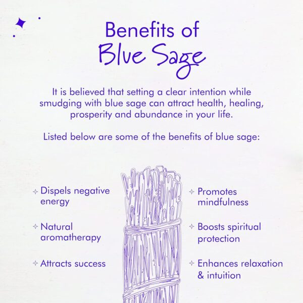 Healing-Blue-Sage-Smudge-Stick-10.cm-with-Label