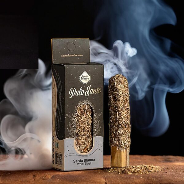 Sagrada-Madre-Palo-Santo-stick-with-White-Sage-23-cm