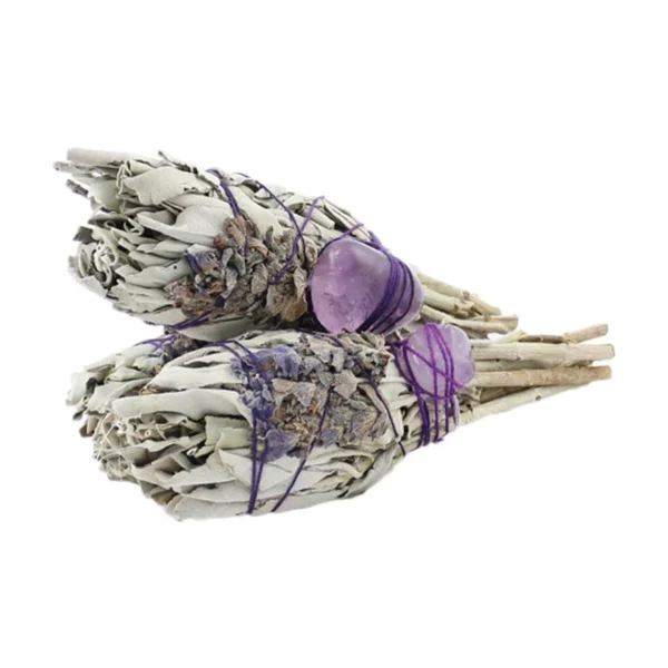 Spiritual-Healing-Sage-Torch-with-Amethyst-10cm